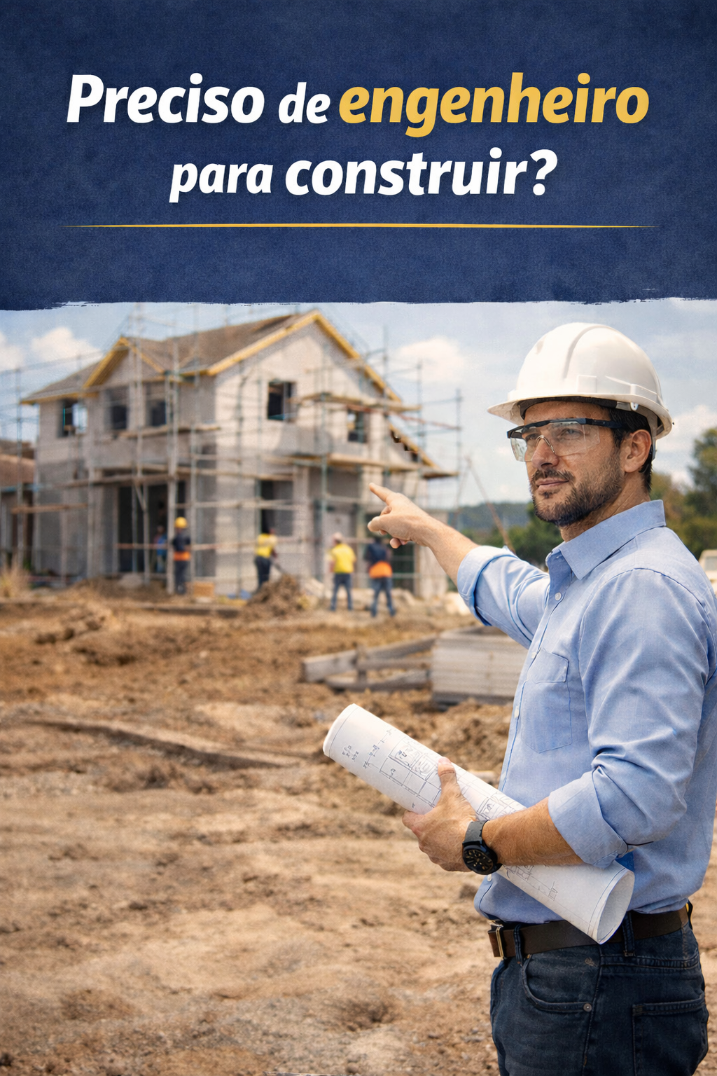 Preciso de engenheiro para construir? Entenda o que é obrigatório