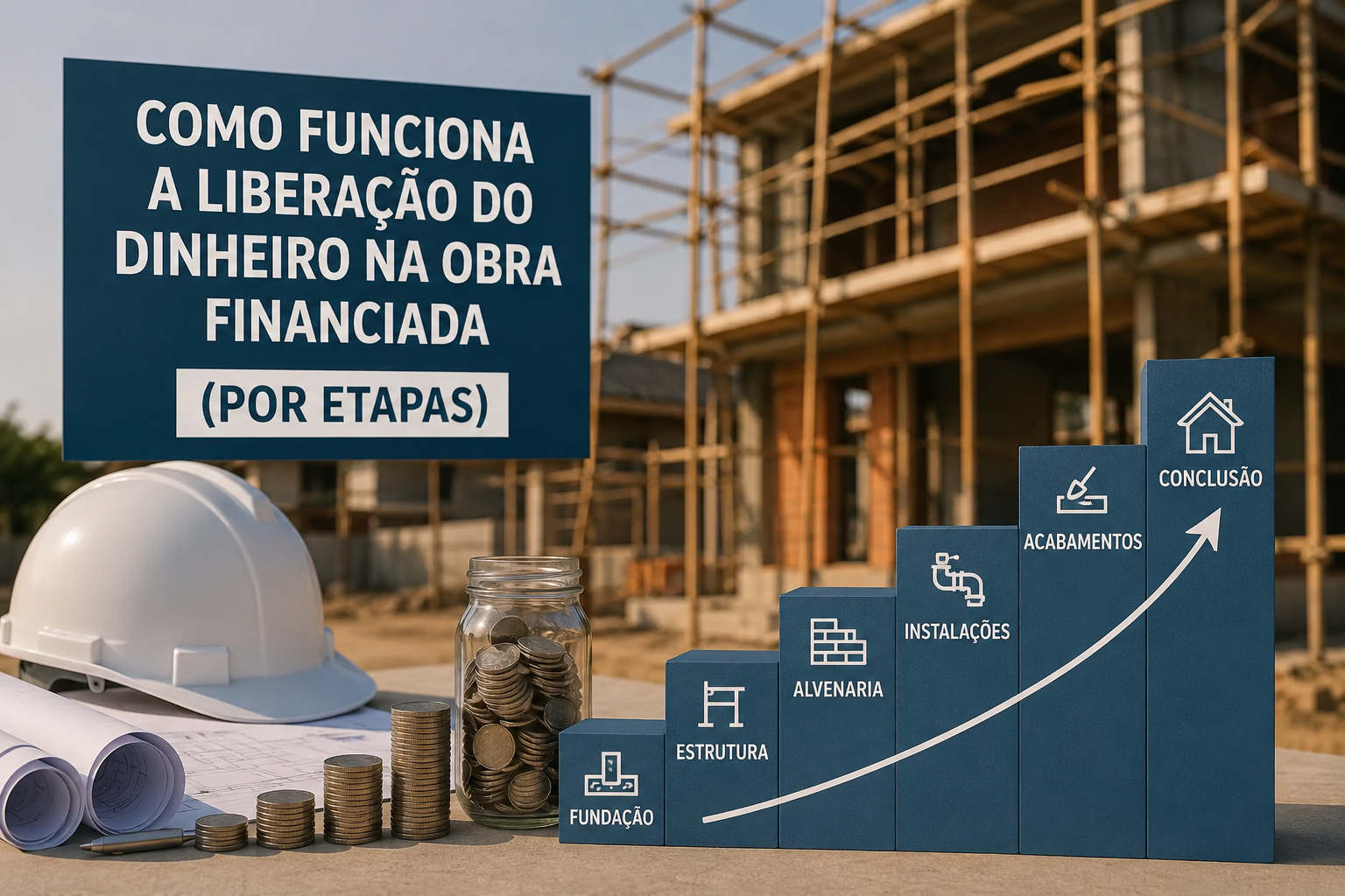Como funciona a liberação do dinheiro na obra financiada ?